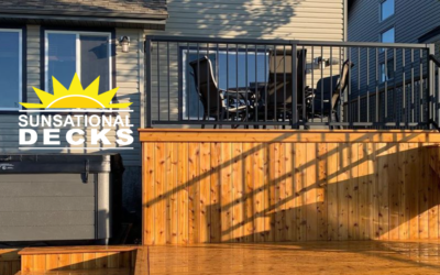 Cedar Deck In Sherwood Park